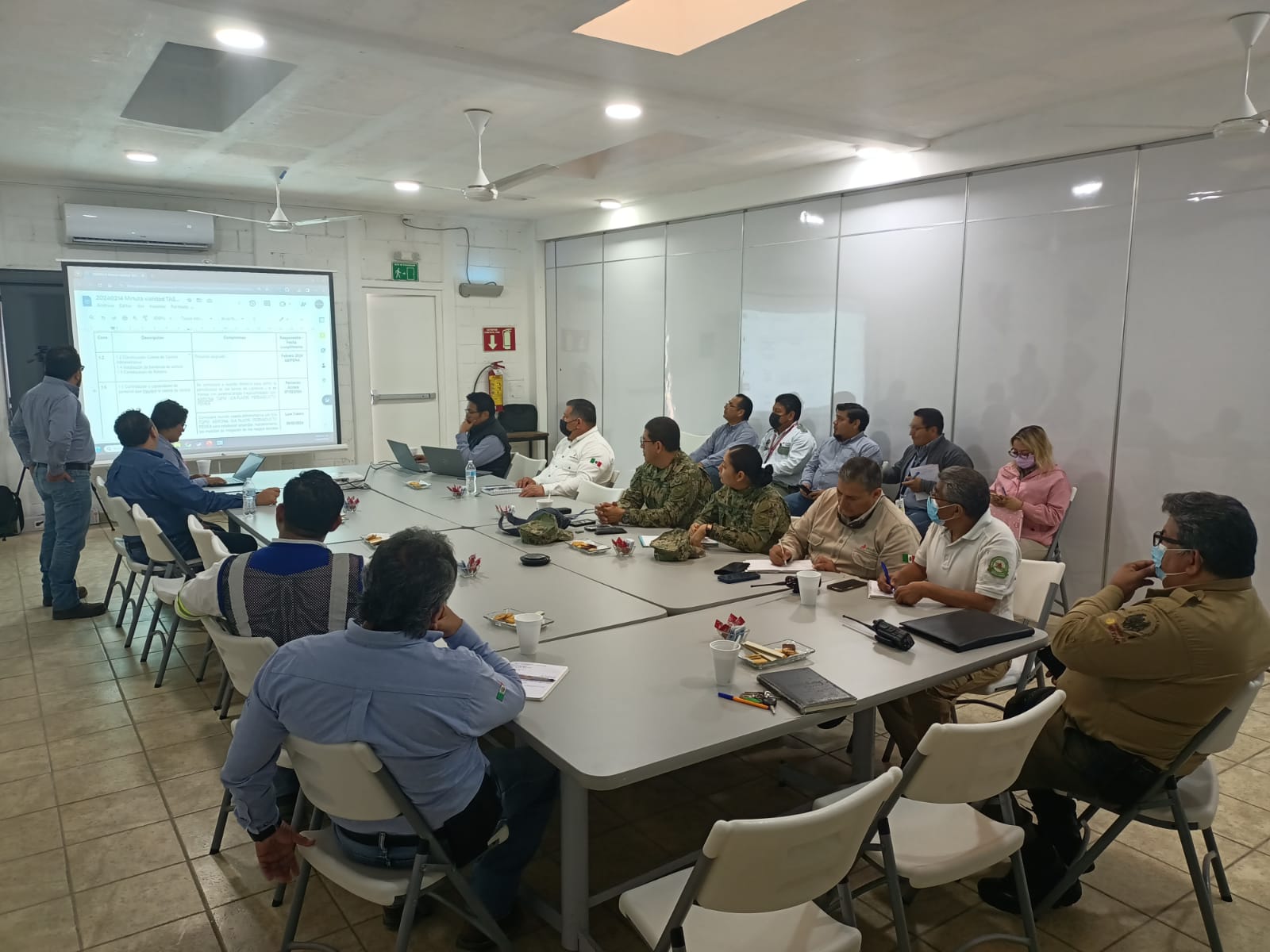 Actividad del subcomité de Seguridad física